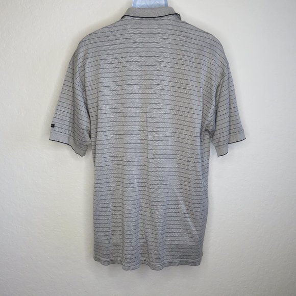 IZOD* Men's Short Sleeve Straight Hem 3 Button Down Golf Polo Shirt~ Size Large - Picture 2 of 10